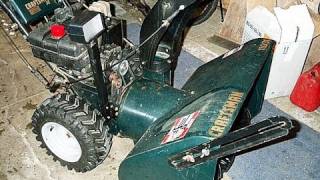 HOW TO ADJUST Snowblower Auger Belt Idler Pulley  video [upl. by Delwyn333]