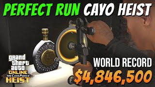 PERFECT RUN Cayo Perico Heist  Max Possible Payout 4846500  Stealth Elite Challenge 736 [upl. by Nnairda]