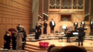 Personent Hodie  Wichita State University Christmas Candlelight Concert 12511 [upl. by Ehlke828]