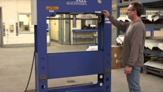 H frame Hydraulic press 30 ton  RK Machinery [upl. by Anile]