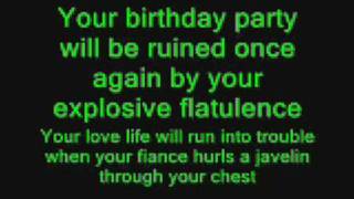 Thats Your Horoscope For Today w lyrics [upl. by Alrahs737]