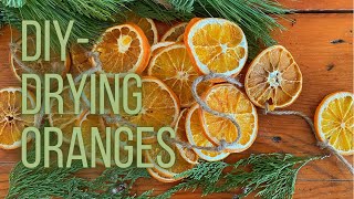 How to Dry Orange Slices  DIY Holiday Decor  PepperHarrow Farm [upl. by Arhas]