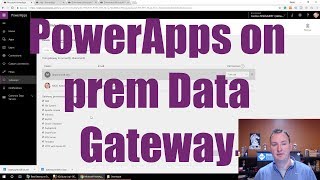 Powerapps on premise data gateway [upl. by Sybley]