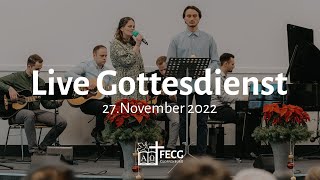 Gottesdienst Die Vollmacht des Duldens  FECG Cloppenburg  27112022 [upl. by Ecaroh]