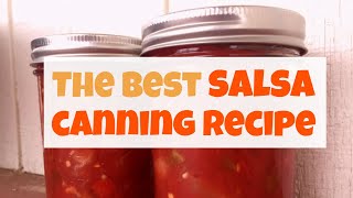 The Best Salsa Canning Recipe [upl. by Enaywd]