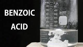 Making Benzoic Acid from sodium benzoate [upl. by Sawyer]