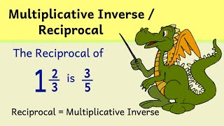 Multiplicative Inverse or Reciprocal for Fractions [upl. by Nyliahs]