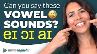 Pronunciation Practice 👄 Difficult Vowel Sounds DIPHTHONGS [upl. by Teage]