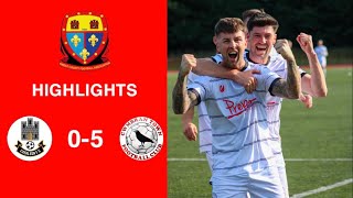 Caerleon 05 Cwmbrân Town  Gwent FA Senior cup  Quarter final highlights [upl. by Hacceber426]