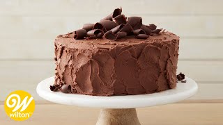 Easy Chocolate Cake Recipe for Beginners  Wilton [upl. by Sakiv]