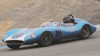 19551961 Sports Racing Over 2000CC Cars  2017 Rolex Monterey Motorsport Reunion [upl. by Kaye]