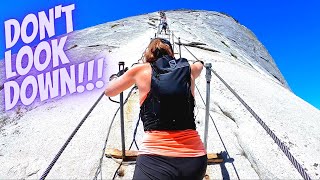 Half Dome  The Best One Day Hike In Yosemite National Park [upl. by Osnerol]