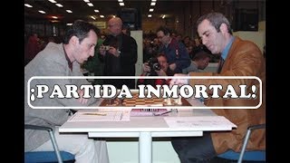 ¿LA MEJOR PARTIDA DE LA HISTORIA Kasparov vs Topalov Wijk aan Zee 1999 [upl. by Aicilihp]