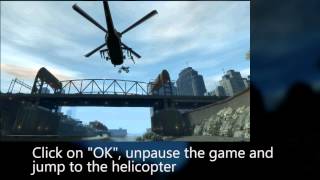 GTA IV Final Mission Helicopter Bug Fix without Fraps [upl. by Bocoj]