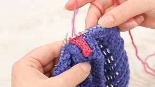 How to Knit ICord Join [upl. by Ginny]