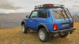 Lada Niva Urban Fender Flares Tuning Installation Lapter  Ladapowercom [upl. by Artenahs]