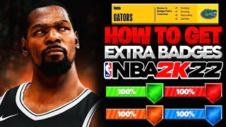 NBA 2K22 HOW TO GET MORE BADGE POINTS FOR MY PLAYER MYCAREER HOW TO GET EXTRA BADGES FOR PLAYER 2K [upl. by Samantha]