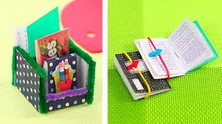 14 DIY Mini Schulsachen Die Super Funktionieren [upl. by Namrehs738]