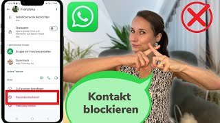 KONTAKT AUF WHATSAPP BLOCKIEREN  Android [upl. by Llechtim788]