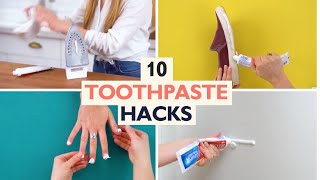 10 Ways to Use Toothpaste Around the House  Toothpaste Hacks [upl. by Ttezil]