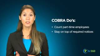 COBRA Mistakes – Do’s and Don’ts [upl. by Kcirded236]