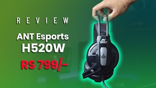 Ant Esports H520W Review  Best low budget gaming Headphone  HINDI [upl. by Yelnik977]