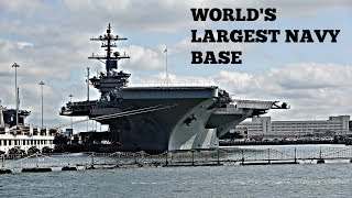 Worlds Largest Navy Base  Naval Ship Tour [upl. by Inait]