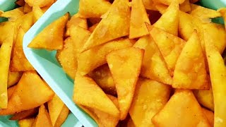 Crispy Corn Flour Chips  Snacks Recipes  Evening Snacks Recipes  Corn Flour Recipes [upl. by Nahtanoy]