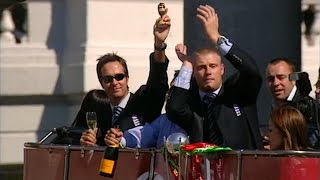 2005 Ashes victory  The Celebrations [upl. by Nitsreik]