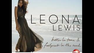 Leona Lewis  Footprints In The Sand Lyrics [upl. by Suivat937]