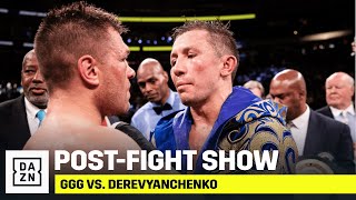 POSTFIGHT SHOW  GGG vs Derevyanchenko [upl. by Juna]