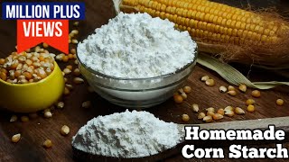 How to Make CORNSTARCH At Home  Homemade Cornflour Recipe [upl. by Jari]