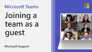 How to accept an invitation to join a team as a guest  Microsoft Teams [upl. by Adnawal]