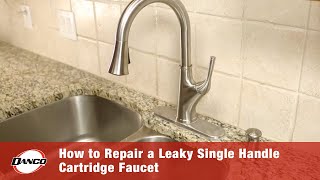 How to Repair a Leaky Single Handle Cartridge Faucet [upl. by Jereme]