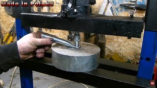 ELECTRIC Hydraulic Press DIY [upl. by Cassondra]