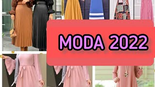 AYOLLAR UCHUN KO‘YLAK FASONLARI MODA 2022Yopiq liboslarTESETTÜR ELBISE MODELLERİ HIJAB STYLE [upl. by Nac712]