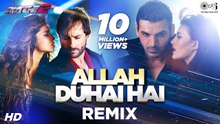 Allah Duhai Hai Remix  Lyrical  Race 2  Saif Ali Khan Deepika Padukone Jacqueline  Pritam [upl. by Audrye847]