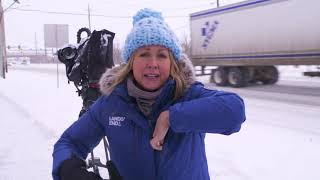 Lands’ End Expedition Parka Field Tested by The Weather Channel® Field Producer Trish Ragsdale [upl. by Nelg]