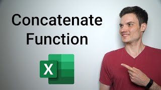 Concatenate Excel Tutorial [upl. by Mano]