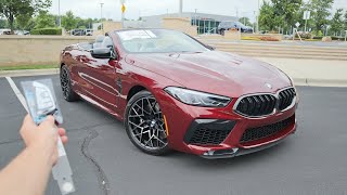 2022 BMW M8 Competition Convertible Start Up Exhaust POV Test Drive and Review [upl. by Debbi]