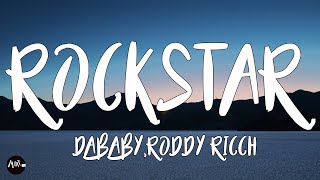 Dababy  Rockstar Lyrics Feat Roddy Ricch [upl. by Etnoj438]