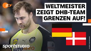 Deutschland – Dänemark Highlights  EHF Euro Cup  sportstudio [upl. by Valerian]