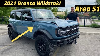 SASQUATCH PACKAGE 2022 Area 51 Bronco 4 Door Wildtrak  Walkthrough and Review [upl. by Yerxa]