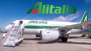 ALITALIA AIRBUS A319 ECONOMY  Rome  Tirana [upl. by Elokin750]