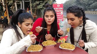 Maggi Challenge😋 Maggi Eating Competition  Food Challenge  Street Food [upl. by Coltson]