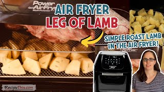 Air Fryer Leg Of Lamb bone in leg of lamb [upl. by Esther136]