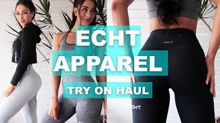 ECHT APPAREL HAUL TRY ON amp WORKOUT [upl. by Brandenburg615]