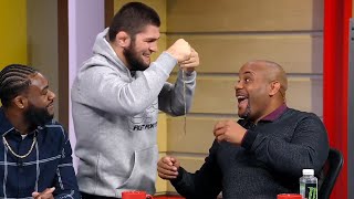 Khabib Joins the UFC 260 Weighin Show [upl. by Kanya587]