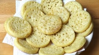 Home Made Crumpets  One Pot Chef [upl. by Arednaxela]