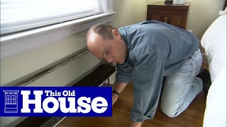 How to Quiet Heating Pipes  This Old House [upl. by Nattie]